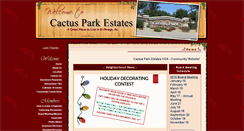 Desktop Screenshot of cactusparkestates.com